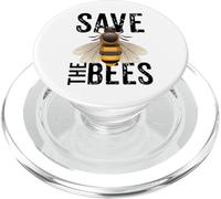Salva a las abejas, Salva el mundo, Día de la Tierra, Medio ambiente PopSockets PopGrip para MagSafe