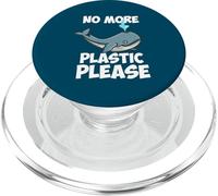 Salva a Las Ballenas, no más plástico, por Favor, Blue Whale PopSockets PopGrip para MagSafe