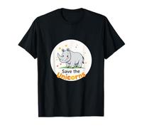 Salva a los unicornios - Lindo rinoceronte Camiseta