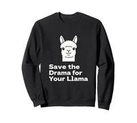 Salva el Drama Llama Divertido Dicho para los Fans Diseño Sudadera