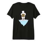 Salva el Planeta Oso Polar en el témpano Camiseta Premium