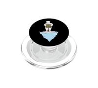 Salva el Planeta Oso Polar en el témpano PopSockets PopGrip para MagSafe