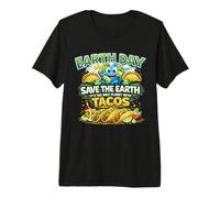Salva el Planeta Solo la Tierra con Tacos Funny Earth Day Camiseta Premium