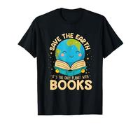 Salva la Tierra, es el único planeta con diseño de libros Camiseta