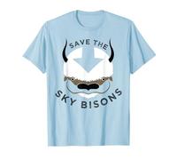Salva los bisontes del Cielo con la Cabeza de Bison Camiseta