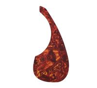 Salva Púas Pickguard Para Guitarra Acústica 10 Piezas De Protector De Púas Para Guitarra Acústica Adhesivo Con Textura De Caparazón De Tortuga