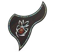 Salva Púas Pickguard Para Guitarra Acústica Golpeador Autoadhesivo Para Guitarra Acústica Folk, Adhesivo Para Accesorios De Guitarra Con Incrustaciones De Palisandro Y Carcasa
