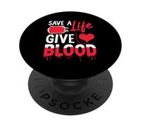Salva una Vida da Sangre PopSockets PopGrip Adhesivo