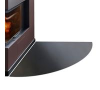 Salvachispas Chimenea ¼ 100x100 cm | Color Negro | Chapa de Acero | Protección contra el Calor | Acabado Mate | Resistente a Chispas y Arañazos | Fácil de Limpiar