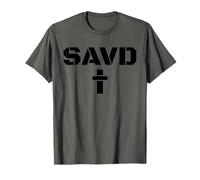 Salvado Cruz Biblia Cristiano Creer Fe Jesús Savd Camiseta