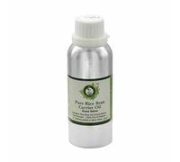 Salvado de arroz Aceite | Oryza sativa | Para piel | Para pelo | Para masaje | Sin refinar | 100% natural puro | Prensado en frío | Rice Bran Oil | 630ml | 21oz By R V Essential