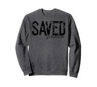 salvado pecador - salvado por gracia camiseta religiosa Sudadera