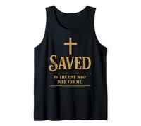 Salvado por Jesucristo Camiseta sin Mangas