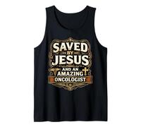 Salvado por Jesús Y Un Increíble Oncólogo Doctor Cristo Señor Camiseta sin Mangas