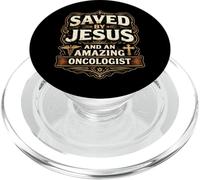 Salvado por Jesús Y Un Increíble Oncólogo Doctor Cristo Señor PopSockets PopGrip para MagSafe