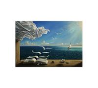 Salvador Dali Famoso The Waves Book Velero Pinturas Surrealismo Lienzo Arte Pósteres e impresiones Arte de pared para decoración del hogar 40x60cm (16x24in) Sin marco