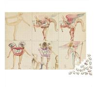 Salvador Dalí Imposible Puzzle Arte, Rompecabezas Pinturaarte para Adultos Y Adolescente, Obra De Arte De Puzzles Juego De, Rompecabezas Cuadros Famosos del Mundo De Madera 1000 Piezas