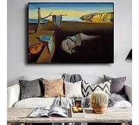 Salvador Dalí La persistencia de los relojes de memoria Pintura surrealista Pósteres Impresiones Arte de la pared Imagen Sala de estar Decoración para el hogar 70x90cm (28x35in) Sin marco