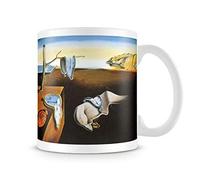 Salvador Dali - Taza de café con diseño de imagen a cada lado La persistencia de la memoria, diseño surrealista, de cerámica, resistente al calor, taza de té de cerámica