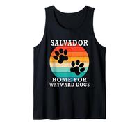 Salvador Home For Wayward Dogs Apellido Camiseta sin Mangas