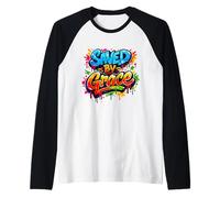 Salvados por Gracia - Graffiti Cristiano Camiseta Manga Raglan
