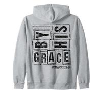 Salvados por Gracia Romanos 3 23 24 Verso bíblico Cristiano Fe Sudadera con Capucha