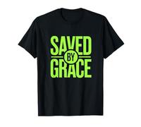 Salvados por la Gracia inspiradora fe Cristiana Camiseta