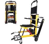 Salvaescaleras eléctrico Silla de ruedas salvaescaleras plegable, Silla de ruedas manual subeescaleras para ancianos discapacitados, Herramienta de asistencia para el hogar， Load 353lb