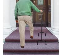 Salvaescaleras For Personas Mayores, 45 X 33 X 98 Cm Altura Ajustable De 88 A 98 Cm, Bastón De Apoyo De Cuatro Patas For Subir Y Bajar Escaleras En Coches, Capacidad De Carga De 120 Kg