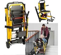 Salvaescaleras Para Personas Mayores,Silla De Ruedas Para Subir Escaleras Con Orugas,Escalera De Silla Portátil Plegable,Scooter De Movilidad,Para Subir Y Bajar Escaleras yellow