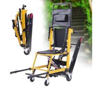 Salvaescaleras Silla eléctrica para personas mayores, silla eléctrica, subida y bajada de escaleras sin esfuerzo, con carretilla manual, silla de ruedas sube escaleras A