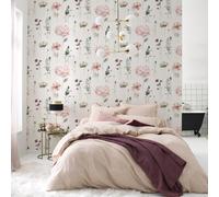 Salvaje Bosque Flores Pintado 300642 Crema Niños ' Mundo Floral Lavable Rasch