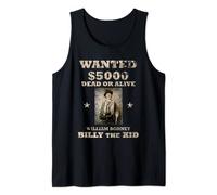 Salvaje de América Occidental: Billy the Kid - Cowboy Camiseta sin Mangas