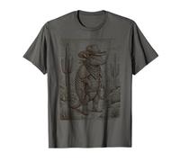 Salvaje Oeste Armadillo Forajido con Lazo Camiseta