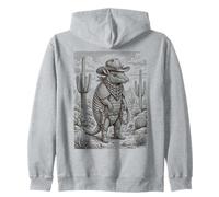 Salvaje Oeste Armadillo Forajido con Lazo Sudadera con Capucha