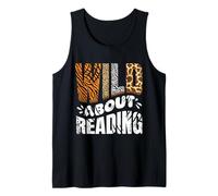Salvaje Sobre la lectura Libros Amor Libros Biblioteca Bibliotecario Camiseta sin Mangas