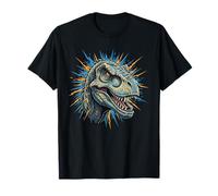 Salvaje T Rex Cabeza de Dinosaurio Rugiendo Bestia Jurásica Camiseta