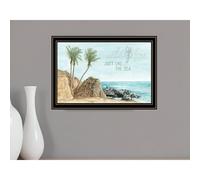 SALVAJE Y LIBRE COMO EL MAR Impresi n de pared enmarcada en negro