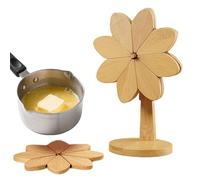 Salvamanteles antideslizantes de madera para platos calientes, cocina, decoración del hogar, mesa, encimera, bar, granja, oficina, tazas de café, cacerolas, cuencos