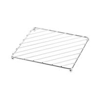 Salvamanteles de acero inoxidable - Alfombrilla resistente al calor, protector de mesa de metal | Salvamanteles cuadrados redondos aptos para lavavajillas, mantel individual antiquemaduras, accesorio