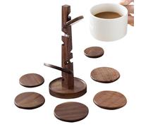 Salvamanteles De Árbol,8 Piezas Posavasos para Tazas con Base | Portavasos para La Mesa,para Hogar Cocina Mesa Encimera Comedor Sala De Estar Y Tazas