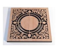 Salvamanteles de madera cortados con l ser con dise o ROBERTS SKYLIGHT de Frank Lloyd Wright