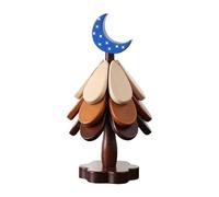 Salvamanteles de madera para platos calientes, juego de salvamanteles en forma de árbol, madera de haya para ollas calientes, soportes decorativos para ollas, posavasos aislados que ahorran espacio
