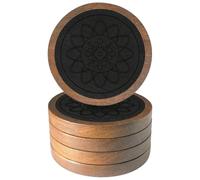 Salvamanteles de silicona, juego de salvamanteles plegables con forma de árbol y soporte para teléfono, posavasos antideslizantes y resistentes al calor, almohadillas térmicas para ollas, sartene