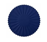 Salvamanteles de silicona resistentes al calor, soporte antideslizante para encimeras de cocina y mesas de comedor, almohadilla reutilizable para ollas, apto para lavavajillas (azul, diámetro: 18 cm)