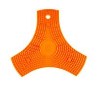 Salvamanteles imantado Bra Safe A191000 silicona 24 cm set de 2 piezas naranja