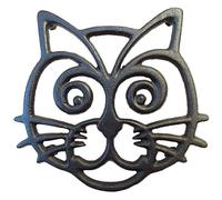 Salvamanteles para Gatos, Hierro Fundido Negro, para Cocina y Mesa de Comedor, más de uno Hace un Juego para mostrador, Arte de Pared o Accesorio de decoración, Regalos de inauguración de la casa y