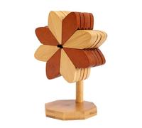 Salvamanteles para platos calientes, manteles individuales de cocina con forma de molino de viento y almohadillas calientes, 23 x 15,5 cm, resistentes al calor, soportes para ollas para tazas, cuencos