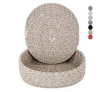 Salvamanteles para platos calientes, ollas y sartenes, almohadillas calientes con cesta de almacenamiento, soportes para ollas para cocina, tapete resistente al calor, protege los artículos esenciales