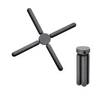 Salvamanteles Westmark - Salvamanteles plegable para ollas y sartenes calientes, protege la mesa y la encimera, resistente al calor hasta 200°, contra arañazos - silicona, Ø 22 cm